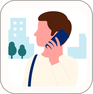 電話診察ステップのイメージアイコン